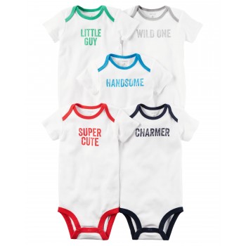 Klučičí body 5-pack Carters Boys Handsome