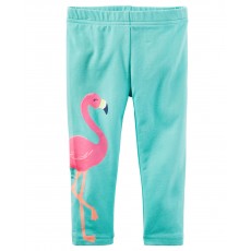 Dívčí Capri legíny Flamingo